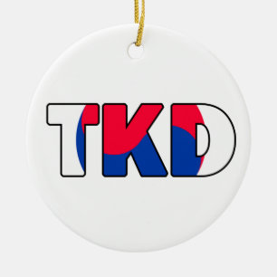 Taekwondo-Verzierung Keramik Ornament