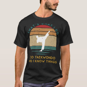 Taekwondo Whiz: Expert Moves & Sharp Insights T-Sh T-Shirt