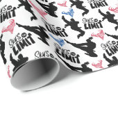 Taekwondo Wrapping Paper Geschenkpapier (Rolleneckpunkt)