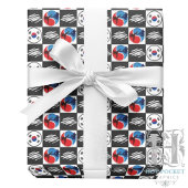 Taekwondo Wrapping Paper Geschenkpapier