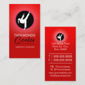 Taekwondo-Zentrum Visitenkarte (Vorne/Hinten)