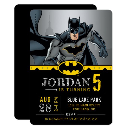 Tafel Alles Gute Zum Geburtstag Batmans Einladung Zazzle De
