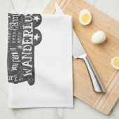 Tafel-Anhänger Geschirrtuch (Viertel Falte)