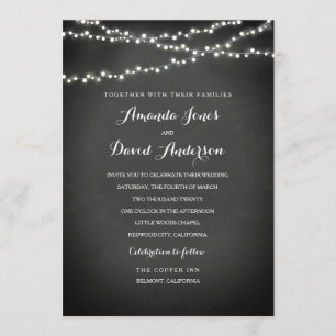 Tafel-Anstecklampen zur Hochzeitseinladung Einladung
