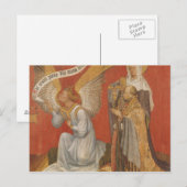 Tafel aus einem Diptychon mit dem Angel Postkarte (Vorne/Hinten)