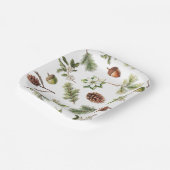 Tafel aus Holz Pappteller (Gewinkelt)