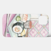 Tafel aus Sushi mit Chopsticks Case-Mate iPhone Hülle (Rückseite (Horizontal))