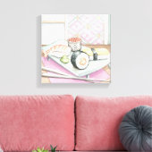 Tafel aus Sushi mit Chopsticks Leinwanddruck (Insitu (Wohnzimmer))