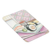 Tafel aus Sushi mit Chopsticks Magnet (Rechte Seite)
