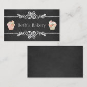 Tafel-Bäckerei-Kuchen-Visitenkarte Visitenkarte (Vorne/Hinten)