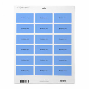 Tafel-blaue koordinierenadressen-Etiketten Adressaufkleber