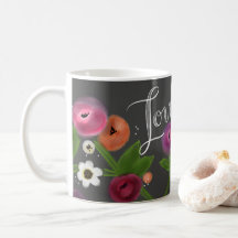 Tafel Blumen-LIEBE Tasse