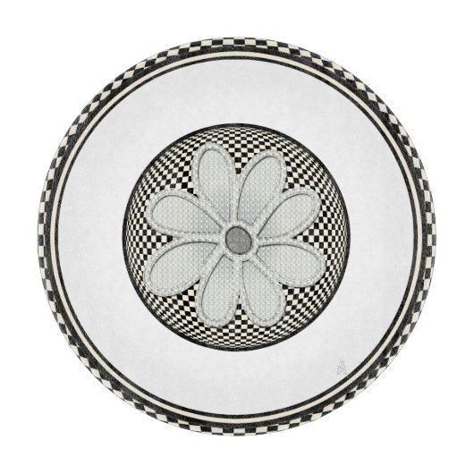 Tafel - Daisy-Charcuterboard Schneidebrett (Vorderseite)