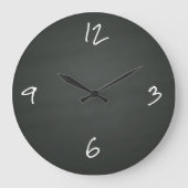Tafel, die große Uhr schreibt (Vorderseite)