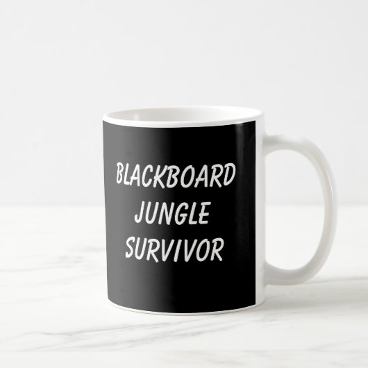 TAFEL-DSCHUNGEL-ÜBERLEBENDER Tasse (Rechts)