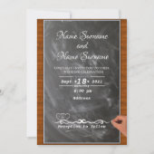 Tafel Einladung (Vorderseite)