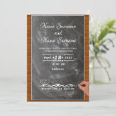 Tafel Einladung (Stehend Vorderseite)