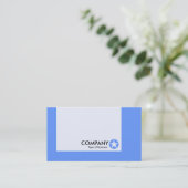 Tafel - Farben - Star - Baby Blue Visitenkarte (Stehend Vorderseite)