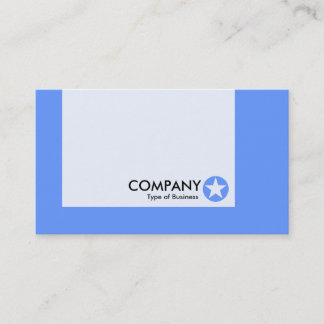Tafel - Farben - Star - Baby Blue Visitenkarte