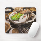 Tafel frischer Weihnachtskekse Mousepad (Mit Mouse)