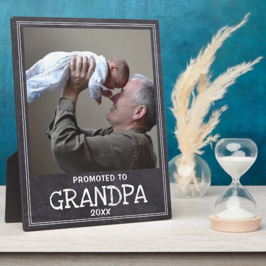 Tafel für Großvater Fotoplatte (Seite)