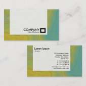 Tafel - Gelb und blau Visitenkarte (Vorne/Hinten)