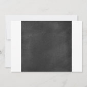 Tafel-Geschlecht decken Babyparty-Einladung auf Einladung (Rückseite)