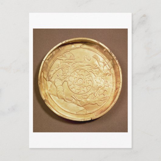 Tafel (Gold) Postkarte (Vorderseite)