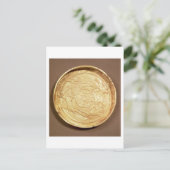 Tafel (Gold) Postkarte (Stehend Vorderseite)