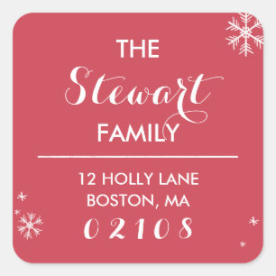 Tafel-Gruß-Sammlung Quadratischer Aufkleber