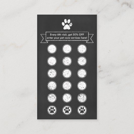 TAFEL-Haustiertatzen-Loyalitätsprogramm Treuekarte (Rückseite)