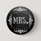 Tafel-Hochzeit "Frau" Knopfnadel Button (Vorderseite)