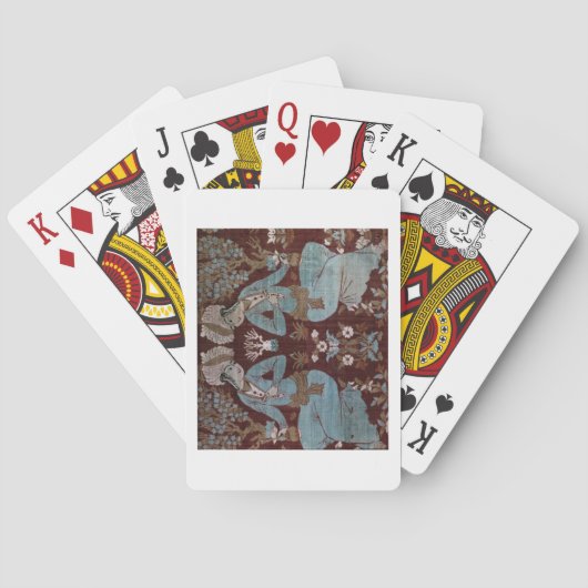 Tafel im Isfahan-Stil, Persisch, 17. Jahrhundert ( Spielkarten (Rückseite)