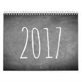Tafel-Kalender-Schwarzweiss-Text 2017 Kalender (Titelbild)
