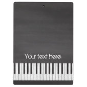 Tafel-Klavier-Tastatur Klemmbrett (Rückseite)