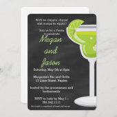 Tafel-Margarita-Party Einladung (Vorne/Hinten)