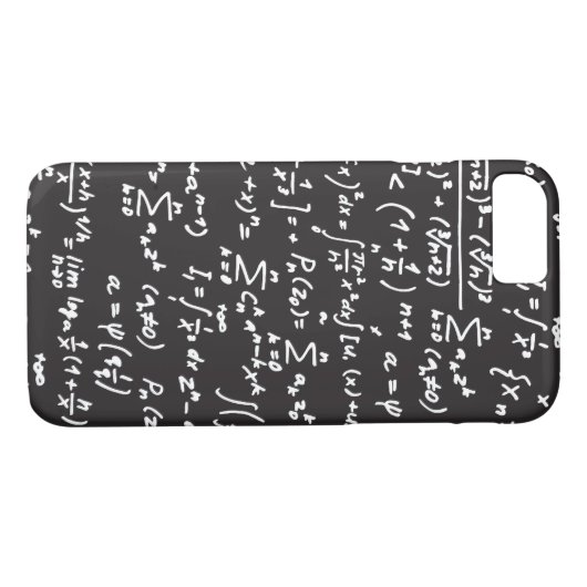 Tafel-Mathe-Gleichungen Case-Mate iPhone Hülle (Rückseite (Horizontal))