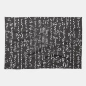 Tafel-Mathe-Gleichungen Handtuch (Horizontal)