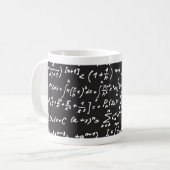 Tafel-Mathe-Gleichungen Kaffeetasse (Vorderseite Links)