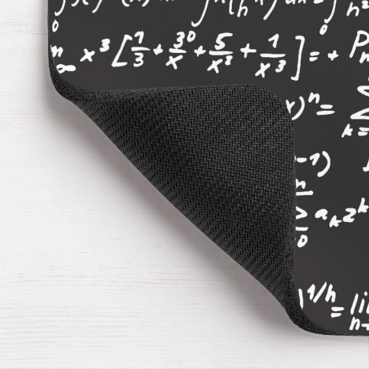 Tafel-Mathe-Gleichungen Mousepad (Ecke)