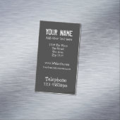 Tafel mit Chalk-Text-Effekt Magnetische Visitenkarte (Beispiel)
