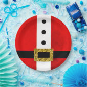 Tafel mit dem Weihnachtsthema Pappteller (Party)