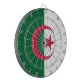 Tafel mit der Flagge Algeriens Dartscheibe (Vorderseite Links)