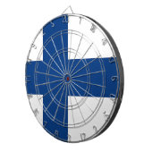 Tafel mit der Flagge Finnlands Dartscheibe (Vorderseite rechts)
