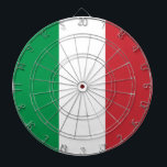 Tafel mit der Flagge Italiens Dartscheibe<br><div class="desc">Verbessern Sie Ihr Spielzimmer mit unserem stilvollen Dartboard mit der Flagge Italiens! Dieses mit viel Liebe zum Detail gestaltete Dartboard zelebriert Italiens reichhaltiges kulturelles Erbe. Das Design zeigt stolz die ikonischen Trifarben Grün, Weiß und Rot, die Italiens Einheit, Hoffnung und Liebe symbolisieren. Egal, ob Sie mit Freunden spielen oder auf...</div>