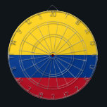 Tafel mit der Flagge Kolumbiens Dartscheibe<br><div class="desc">Fügen Sie Ihrem Spielzimmer einen einzigartigen Flair mit unserem exklusiven Dartboard mit kolumbianischer Flagge hinzu! Dieses mit viel Liebe zum Detail gestaltete Dartboard ist mehr als nur ein Spielaccessoire; es ist eine Feier der pulsierenden Kultur und des kulturellen Erbes Kolumbiens. Das auffallende Design zeigt deutlich die kolumbianische Flagge und macht...</div>