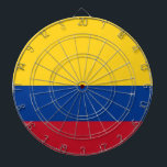 Tafel mit der Flagge Kolumbiens Dartscheibe<br><div class="desc">Fügen Sie Ihrem Spielzimmer einen einzigartigen Flair mit unserem exklusiven Dartboard mit kolumbianischer Flagge hinzu! Dieses mit viel Liebe zum Detail gestaltete Dartboard ist mehr als nur ein Spielaccessoire; es ist eine Feier der pulsierenden Kultur und des kulturellen Erbes Kolumbiens. Das auffallende Design zeigt deutlich die kolumbianische Flagge und macht...</div>