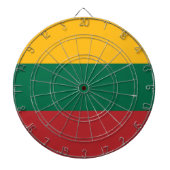 Tafel mit der Flagge Litauens Dartscheibe (vorne)