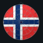 Tafel mit der Flagge Norwegens Dartscheibe<br><div class="desc">Fügen Sie Ihrem Spielzimmer einen dynamischen Flair mit unserem exklusiven Dartboard mit norwegischer Flagge hinzu! Dieses mit Präzision und Sorgfalt gestaltete Dartboard ist nicht nur ein Accessoire für Spiele, sondern auch eine Feier für Norwegens lebendige Kultur und Nationalstolz. Das atemberaubende Design zeigt deutlich die ikonische norwegische Flagge und macht dieses...</div>