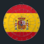 Tafel mit der Flagge Spaniens Dartscheibe<br><div class="desc">Bringen Sie den Geist Spaniens in Ihr Spielzimmer mit unserem Dartboard mit der Flagge Spaniens! Dieses einzigartige Dartboard präsentiert die lebendigen Farben der spanischen Flagge und verbindet Spaß und Nationalstolz in einem auffälligen Design. Dieses Dartboard eignet sich perfekt für Spielzimmer, Sportbars oder Veranstaltungen und ist eine gute Möglichkeit, Spaniens Erbe...</div>
